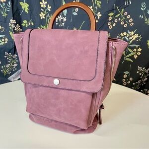 NWT Violet Ray Kendall Backpack in Wine